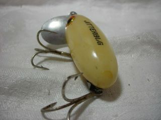 Vintage Fred Arbogast Luminous Jitterbug Fishing Lure 5