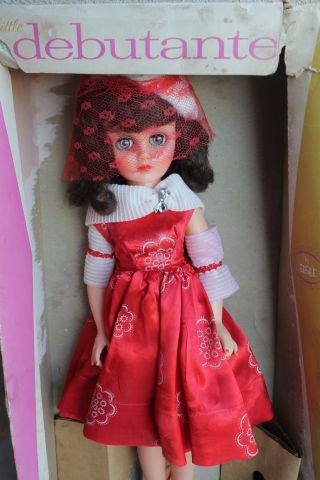 Vintage 1950 Eegee Little Debutante Revlon Style Fashion Doll Swivel Waist 19 "