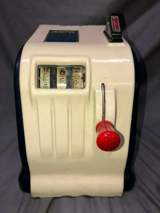 Antique Marvel Slot Machine,  3 - Reel Stimulator,  Pre - Owned