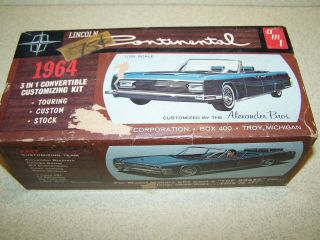 Amt 6415 - 150 1964 Lincoln Continental 3 In 1 Convertible Customizing Kit