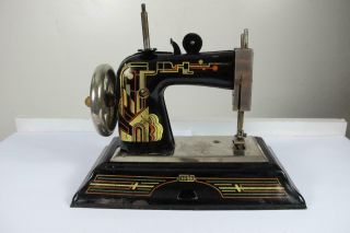 Antique Vintage Art Deco Period Germany Casige Sewing Machine Toy 1025