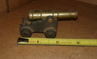 Antique/vintage Cast Iron & Brass Cannon Toy Vicksburg,  Mississippi