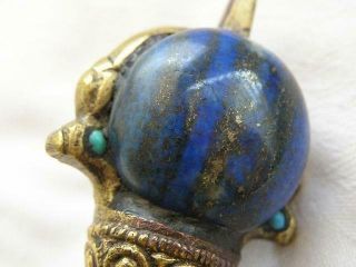 Small antique South - or SE - Asian bronze vajra over 100 years old 3990B 2