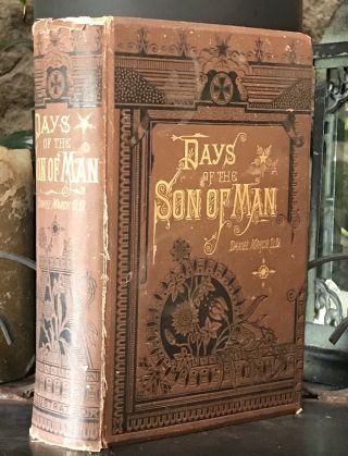 Days Of The Son Of Man By Rev.  Daniel March Antique Bible Book 1882 1st Edition