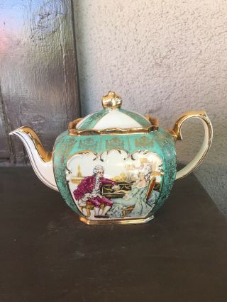 Sadler Teapot Gold Trim Made In England