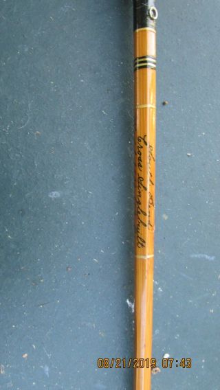 Cross Custom Bamboo South Bend Number 1500 / 7 1/2 Ft Fly Rod