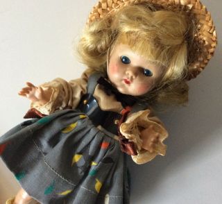 Charming Vintage Vogue Ginny Doll in outfit w hat 5