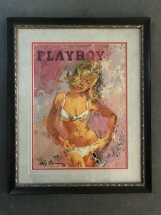 Leroy Neiman Framed Vintage Giclee Playboy Cover