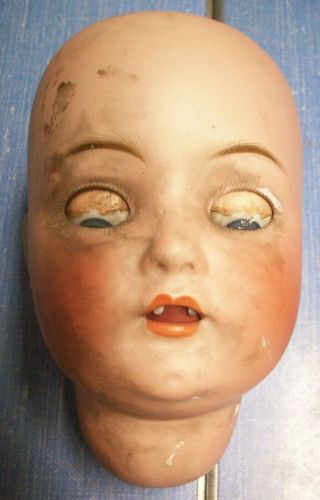 Simon & Halbig Doll Head with Glass Eyes 5