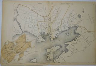 1906 Map Of City Of Gloucester Ma Mass Cape Annantique