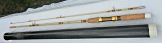 Vintage True Temper 3543 Trophy Spinning Rod 6 Ft,  2 Pc.  Cond.  Made In Usa
