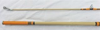 Vintage TRUE TEMPER 3543 TROPHY Spinning Rod 6 ft,  2 pc.  COND.  made in USA 2