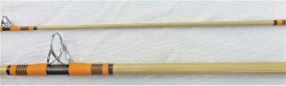 Vintage TRUE TEMPER 3543 TROPHY Spinning Rod 6 ft,  2 pc.  COND.  made in USA 3
