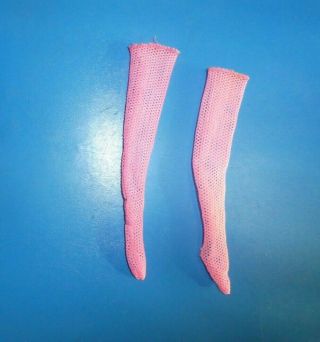 Vintage Barbie Doll Clothes - Mod Era Barbie Pink Net Stockings