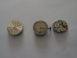 Vintage Jaeger Lecoultre And Tudor Watch Movements