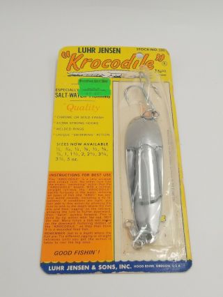 100 Vintage,  Luhr - Jensen Krocodile Spoon Fishing Lure Package 1 3/4 Oz