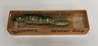 Old Fishing Lure Bomber Water Dog With Paper Work Old Tackle