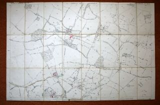Herts 25 " To 1 Mile Ordnance Survey Map,  First Edition 1881 - Walkern Benington