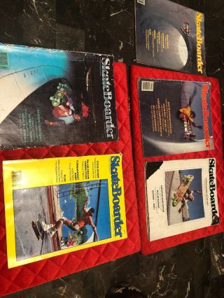 5 Skate Boarding Magazines 1970’s