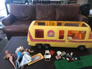 Barbie Star Traveler Gmc Eleganza Ii Motor Home Rv Bus Camper Vintage 1976