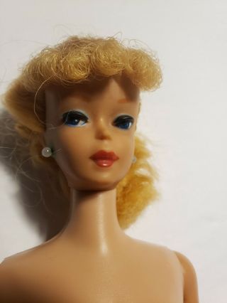 Vintage Barbie Blonde Ponytail 5 Stock No.  850 with box 2