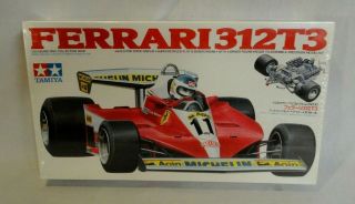 Look Vintage Tamiya Ferrari 312t3 F - 1 Race Car Factory 1/20 Model Kit