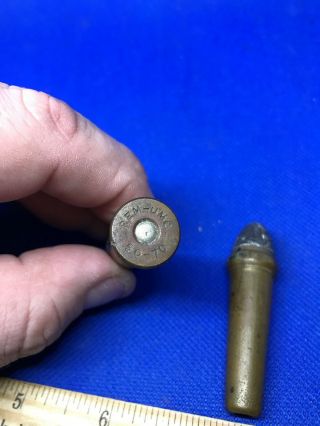 Old Rare Antique Civil War Relic Bullets Burnside And Remington Umc 50 - 70 6