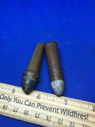 Old Rare Antique Civil War Relic Bullets Burnside And Remington Umc 50 - 70 8