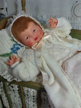 Vintage 18 " Plated Moulds Vogue Baby Dear Lookalike Doll Ooak Clothing