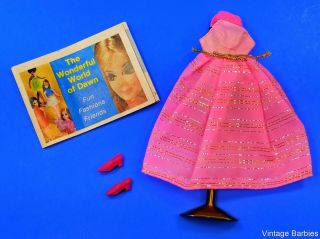 Rare Topper Dawn Doll Fashion World 1624 Outfit Minty Vintage 1970 