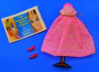 RARE Topper Dawn Doll Fashion World 1624 Outfit MINTY Vintage 1970 ' s 2