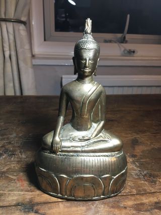 Bronze Buddha Statue 18/19th Century South East Asian