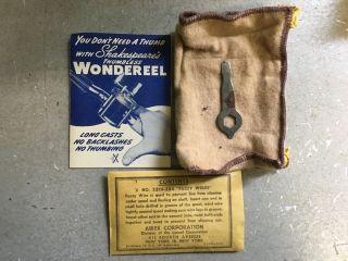 Vintage Shakespeare 1920 Wondereel Model GE Fishing Reel 3