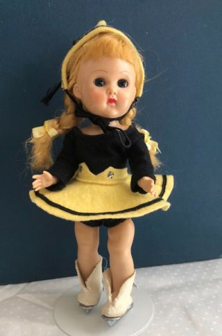 Vintage Vogue SLW Ginny Doll in a 1957 Tagged Complete Skating Outfit 6