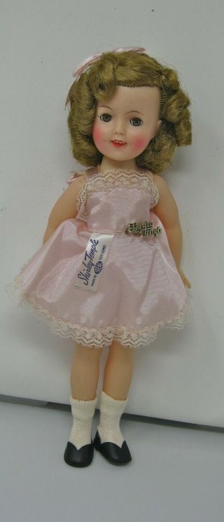 Vintage Ideal Shirley Temple Doll Vinly 12 " Clothing & Pin Nm 1950s