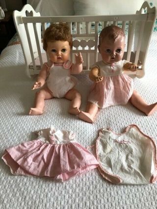 Tiny Tears Doll And Cradle