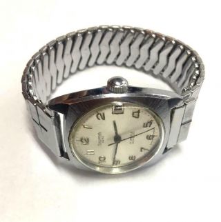 Vintage Mens Watch Silvana Rare Mens Swiss Made 17 Jewels In Cabloc