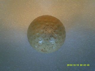 Rare Unusual Antique Golf Ball Reach Paramount Rare Design Mesh