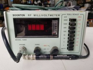 Boonton 92bd Millivoltmeter W/ Probe