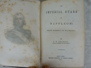 THE OLD IMPERIAL GUARD OF NAPOLEON ANTIQUE VINTAGE BOOK 1851 HEADLEY LITHOGRAPHS 2