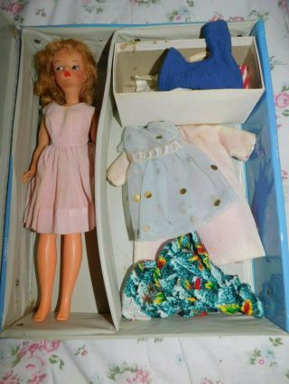Vintage Ideal Tammy Doll W/ Case & Clothes