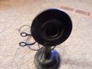 ANTIQUE WESTERN ELECTRIC AMERICAN BELL CANDLE - STICK TELEPHONE 4