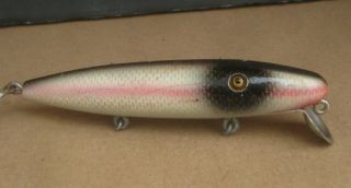 Fishing Lure Sure Strike Pike Minnow 4 - 1/4 " Long Wood With Glass Eyes