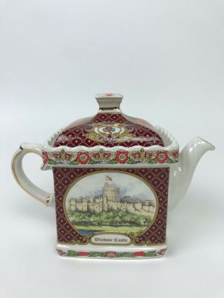 Vintage Sadler Castle Windsor Castle England Tea Pot Made In England