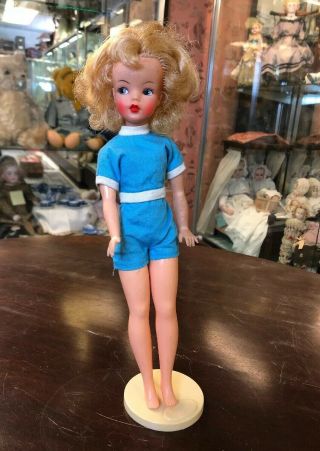 Vintage Ideal Tammy Doll With Stand Needs Tlc Sweet Vintage Girl