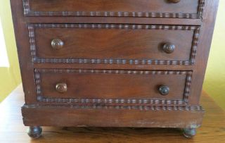 Antique American Victorian Salesman Sample Dresser 3