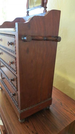Antique American Victorian Salesman Sample Dresser 6