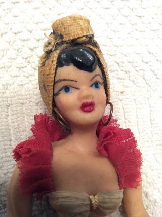 Vintage Latin Or Cuban Bendable Dancer Doll