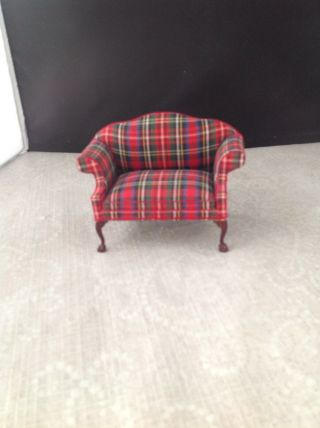 Bespaq Miniature Dollhouse Furniture Sofa,  Chair,  Stool,  Bench 1:12 2