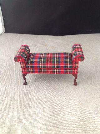 Bespaq Miniature Dollhouse Furniture Sofa,  Chair,  Stool,  Bench 1:12 4